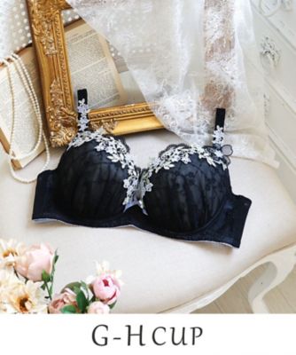 Risa Magli (Women)/リサマリ ジニー ブラジャー (G-H) (2002540336) クロ019 【三越伊勢丹/公式】