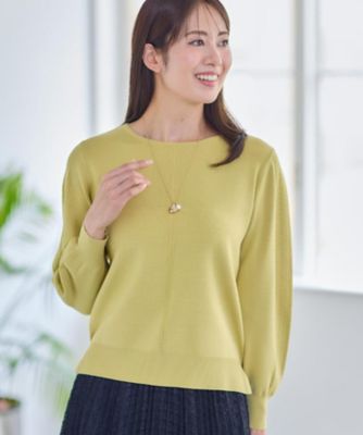 新作♡新品タグ付きボートネックニット 洗える】スパングル ボートネック ニット（KRWOGM0359