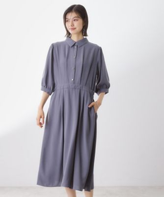 SHRIMPS シュリンプス 五分丈ワンピース シュリンプス（SHRIMPS） | 最大70%OFF | THE OUTNET (アウトネット)