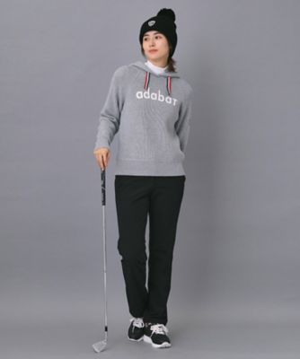 ADABAT NAVY】【撥水】裏起毛ストレッチパンツ