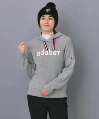 ADABAT NAVY】ニットフーディー（2002540571