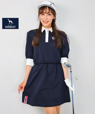 ADABAT ネイビー ワンピース 新レーベル ADABAT NAVY】せとはるコラボ ワンピース