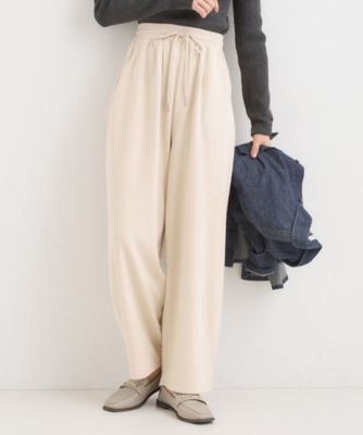 ＜SHOO LA RUE (Women)＞スエード調カーブパンツ（２００２５４０６２６）