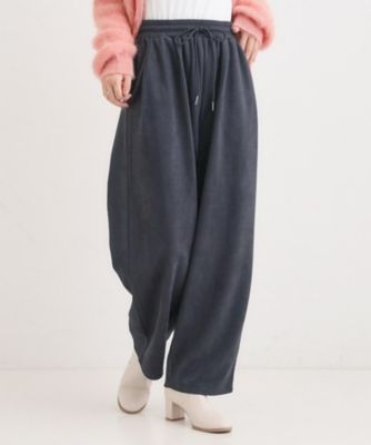 スエード調カーブパンツ（2002540626） | SHOO LA RUE