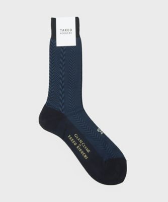 TAKEO KIKUCHI (Men)/タケオキクチ コーデュラ(R)ドレスソックス(2002540634) アオ594 靴下【三越伊勢丹/公式】