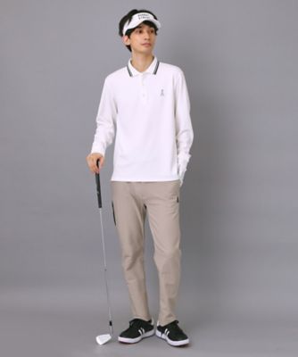 ✨新品✨ ADABAT STREAM ポロシャツ ゴルフウェア ストレッチ XL UVロングスリープポロシャツ（2002540636） | ADABAT