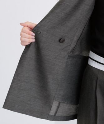 ライトグレー ダブルジャケット ライトダブルジャケット（2002540660） | INDIVI