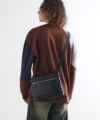 桑の樹皮　 サコッシュ 13x14cm Refined Leather サコッシュ（ショルダーバッグ） | tk.TAKEO