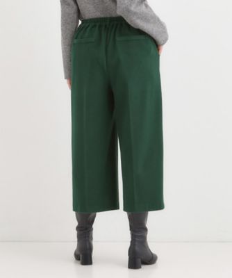 洗濯機可／S－LL】きちんと見えする あったか裏起毛ガウチョパンツ