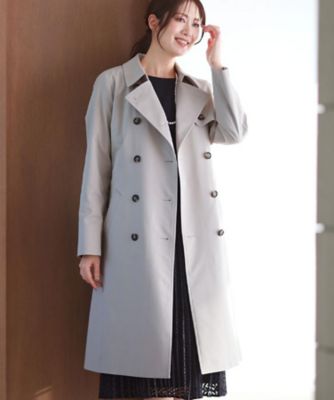 みー❣️22 OCTOBRE トレンチコート 46 ライナー取り外し可能 フォーマル/お仕事にもおすすめ／ライナー取り外し可】中綿ライナー付