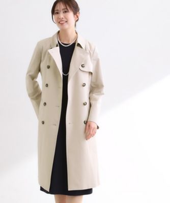 フォーマル／通勤／ライナー取り外し可】中綿ライナー付トレンチコート