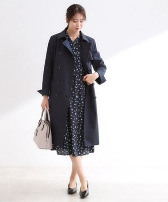 みー❣️22 OCTOBRE トレンチコート 46 ライナー取り外し可能 フォーマル/お仕事にもおすすめ／ライナー取り外し可】中綿ライナー付