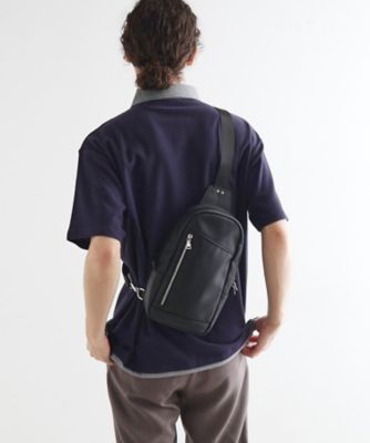 【美品】TAKEO KIKUCHI ワンショルダー バッグ 黒 PVC ワンショルダーバッグ（ショルダーバッグ） | tk.TAKEO KIKUCHI