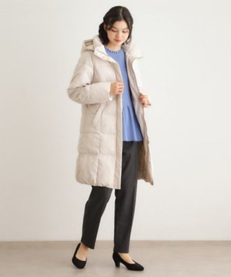 ダウン使用／同柄アイテムあり】ライリー バタフライズ柄ロングダウン