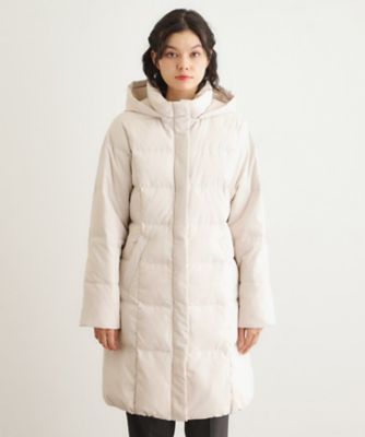 ダウン使用／同柄アイテムあり】ライリー バタフライズ柄ロングダウン