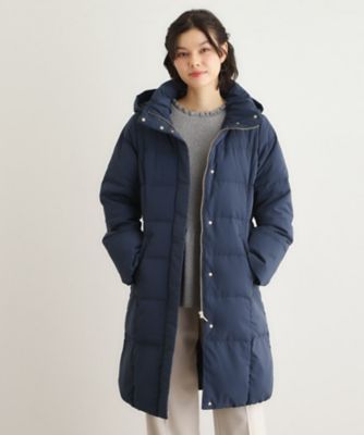 LAURA ASHLEY/ローラ アシュレイ【ダウン使用/同柄アイテムあり】ライリー バタフライズ柄ロングダウンコート(2002541031) アオ094 コート・ジャケット【三越伊勢丹/公式】