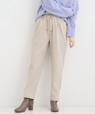 ＜SHOO LA RUE (Women)＞【Ｓ－ＬＬ／股上深め】裏起毛スマートイージーパンツ（２００２５４１０７８）