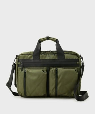 TAKEO KIKUCHI (Men)/タケオキクチ ラージキャパシティ ブリーフバッグ(2002541089) グリーン024 ウェストポーチ・ヒップバッグ【三越伊勢丹/公式】