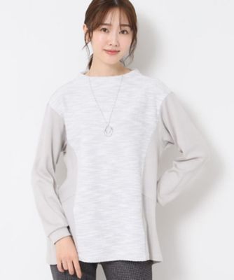 ＜CORDIER (Women)＞【洗える】ツイーディージャージチュニック（２００２５４１１０７）