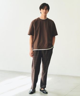 けいやうー　② 楊柳フェイクレイヤード半袖Tシャツ 【吸水速乾／毛玉になり