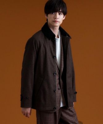 2通りの着こなしができる ウーリック デッキブルゾン