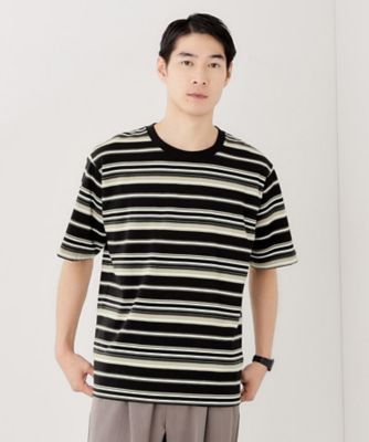 ＜THE SHOP TK (Men)＞マルチボーダープルオーバー　Ｓ／Ｓ（２００２５４１１１６）