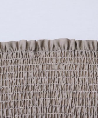 コットン100／洗える／Tシャツ】シャーリングドッキングペプラム