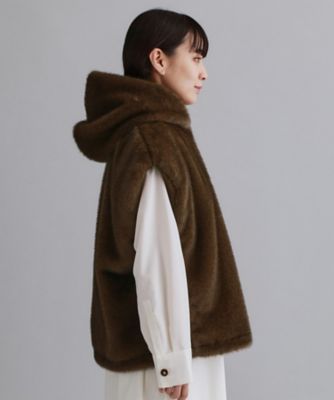 ポンチョ ミンク ブラウン mj1290-2.jpg