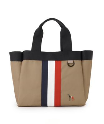 adabat/アダバット【新レーベル ADABAT NAVY】サンデーズトリコロールカートバッグ(2002541164) ベージュ052 ゴルフ用品【三越伊勢丹/公式】