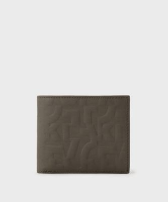 ＜TAKEO KIKUCHI (Men)＞パズルエンボス　２つ折り財布（２００２５４１１９１）
