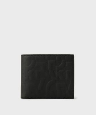 TAKEO KIKUCHI (Men)/タケオキクチ パズルエンボス 2つ折り財布(2002541191) クロ019 財布・マネークリップ【三越伊勢丹/公式】