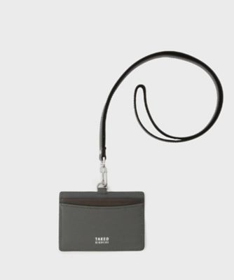 TAKEO KIKUCHI (Men)/タケオキクチ ID & カードケース(2002541318) グレー014 名刺入れ【三越伊勢丹/公式】