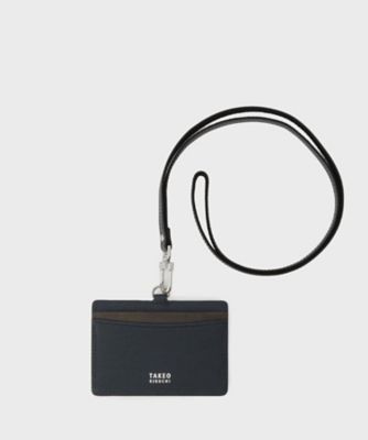 TAKEO KIKUCHI (Men)/タケオキクチ ID & カードケース(2002541318) アオ094 名刺入れ【三越伊勢丹/公式】