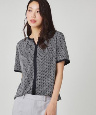 手洗い可／日本製】柄トップス（2002541567） | COUP DE