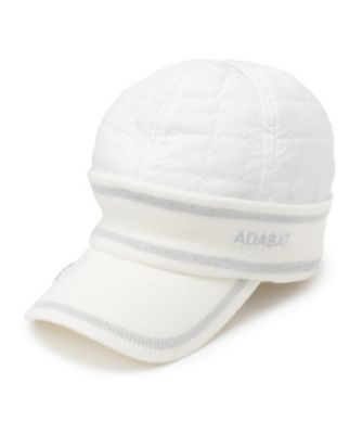 adabat/アダバット キルティングラインブリム防寒キャップ(2002541585) シロ002 スポーツウェア【三越伊勢丹/公式】