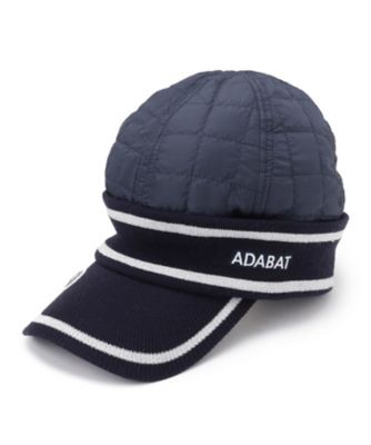 adabat/アダバット キルティングラインブリム防寒キャップ(2002541585) アオ094 スポーツウェア【三越伊勢丹/公式】