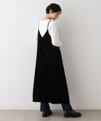 前後2WAY／洗える】ベロアワンピース（2002541596