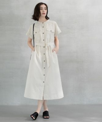 くみこさん専用 未使用級✨エストネーション　24SS　タフタシャツワンピース　ブ バンドカラーシャツワンピース KATO` GRANDMA MAMA DAUGHTER