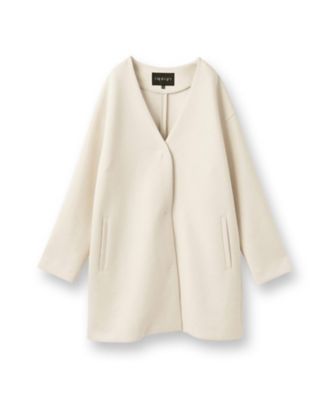 新品未使用タグ付き　INDIVI　03/XXXS　ハーフコート　パステルグリーン INDIVI 新品同様/インディヴィ ショート丈コート 小さいサイズ