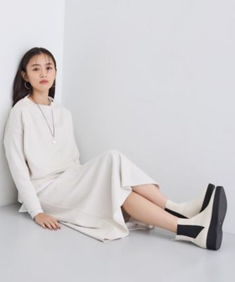 SETUP可能／洗える／UVケア】ライトジャージ ボトルネック