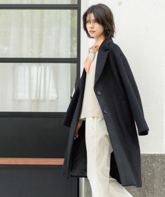 カシミヤブレンドウールチェスターコート（2002542078