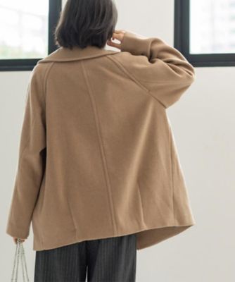 カシミヤブレンドウールミドルピーコート（2002542079