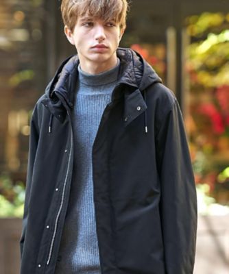 hello39・新品 DRESSTERIOR メンズ ショートモッズ Safari12月号掲載】パデッドライト ショートモッズパーカー（モッズ