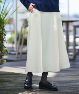 ＜Dessin (Women)＞メルトンジャージフレアスカート（２００２５４２２５２）