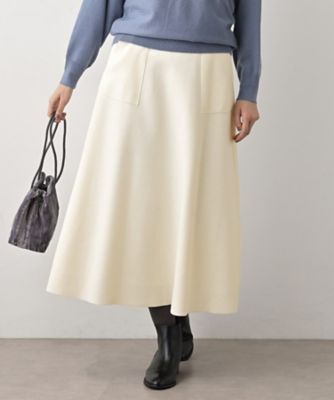 メルトンジャージフレアスカート（2002542252） | Dessin