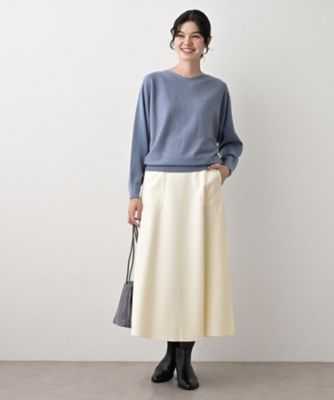 メルトンジャージフレアスカート（2002542252） | Dessin