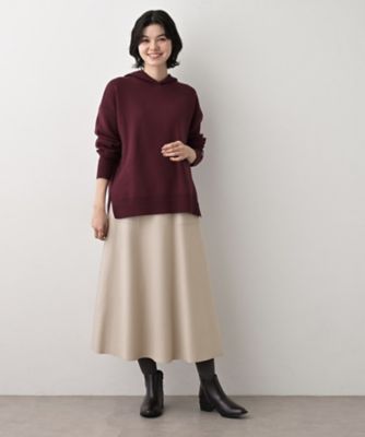 メルトンジャージフレアスカート（2002542252） | Dessin