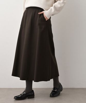 メルトンジャージフレアスカート（2002542252） | Dessin