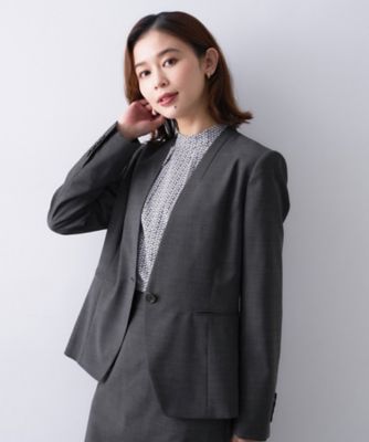 ＜UNTITLED (Women)＞プレミアムカラーレスジャケット（２００２５４２２５９）