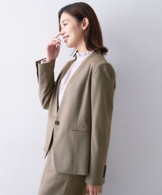 仕事着／スーツ】プレミアムカラーレスジャケット